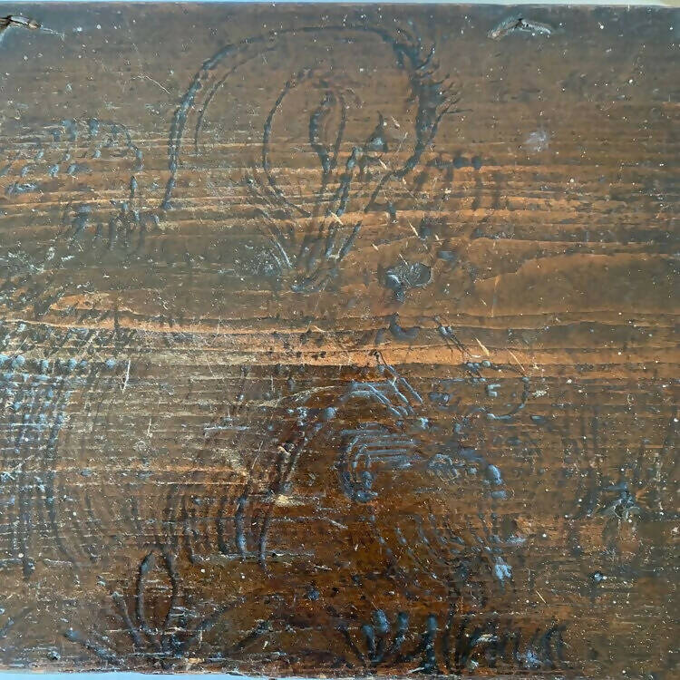 An 1800s wooden box with a carved bird, identified as a 'Pelican', on its surface, available  to buy on the-salon.com. SALON curates the finest , unique, handmade pieces from the interior industry's best makers and brands. Shop luxury furniture, lighting, rugs, art, antiques and vintage pieces and accessories from SALON interior designed rooms.