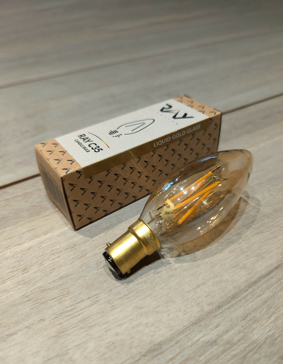 RAY C35 B15 LIQUID GOLD GLASS