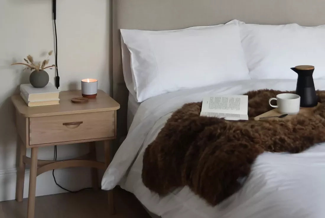 Brown sheepskin rug. The rug, available to buy from the-salon.com. SALON curates the finest unique handmade pieces from the interior industry's best makers and brands. Shop luxury furniture, lighting, rugs, art, antiques and vintage pieces and accessories from SALON interior designed rooms.