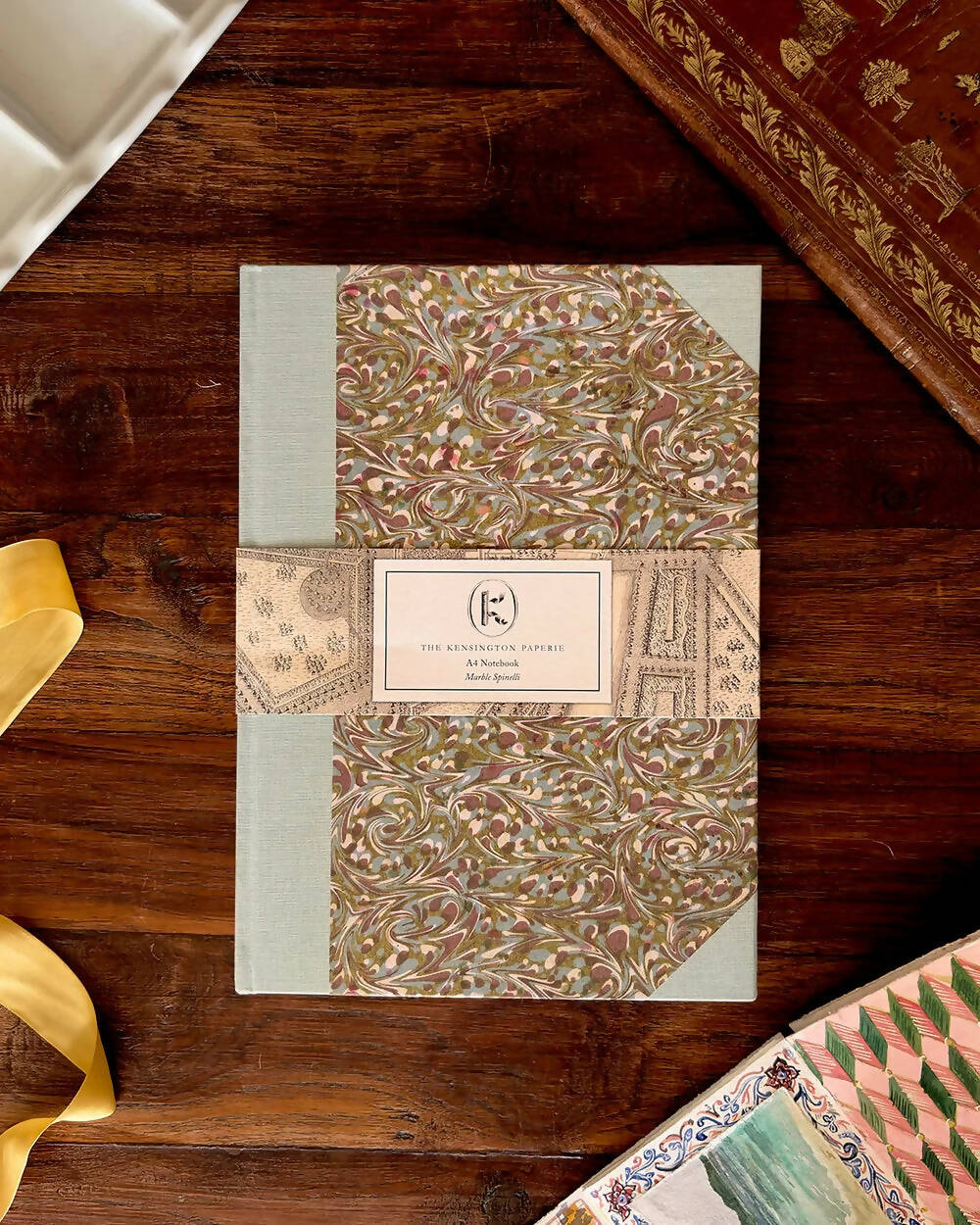 MARBLE SPINELLI A4 NOTEBOOK BY THE KENSINGTON PAPERIE