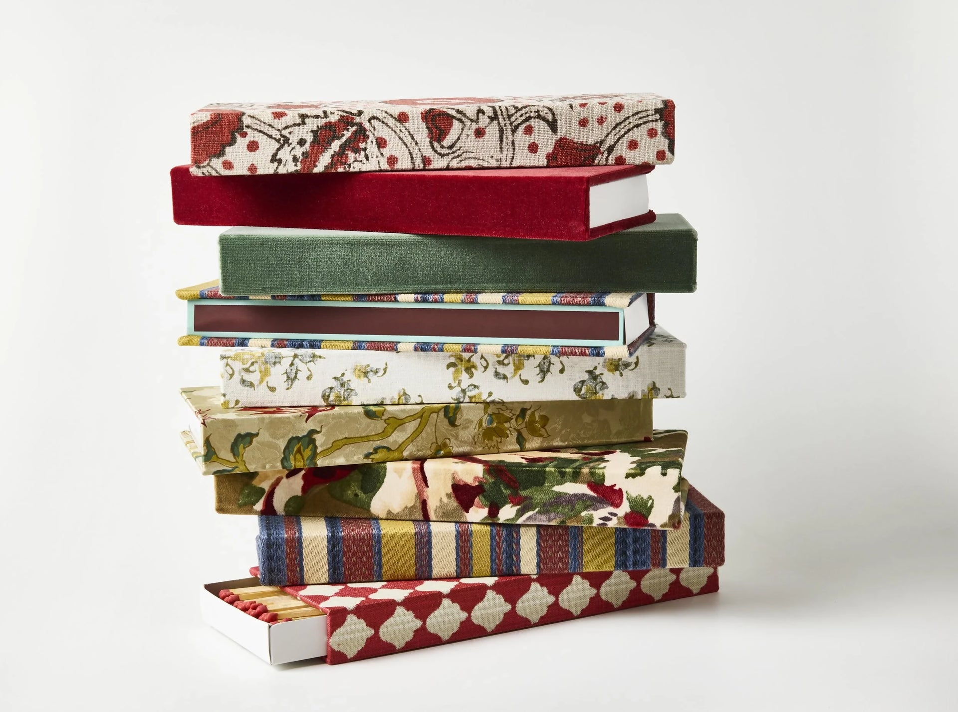 FABRIC COVERED MATCH BOX BY THE CL COLLECTION