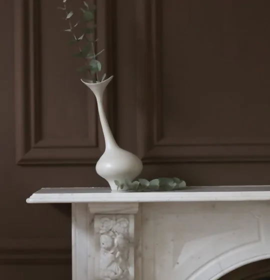 London Brown paint colour, in use on the wall,  available  to buy on the-salon.com. SALON curates the finest , unique, handmade pieces from the interior industry's best makers and brands. Shop luxury furniture, lighting, rugs, art, antiques and vintage pieces and accessories from SALON interior designed rooms.