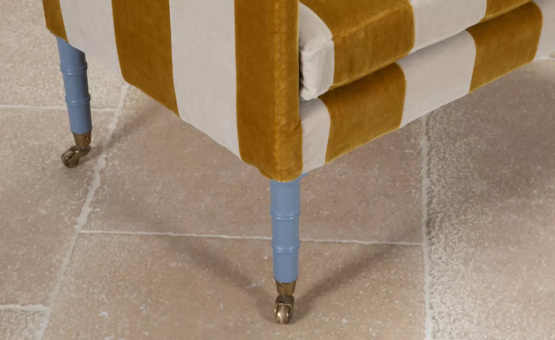 BRIGHTON ARMCHAIR WITH PAINTED LEGS BY LORFORDS CONTEMPORARY