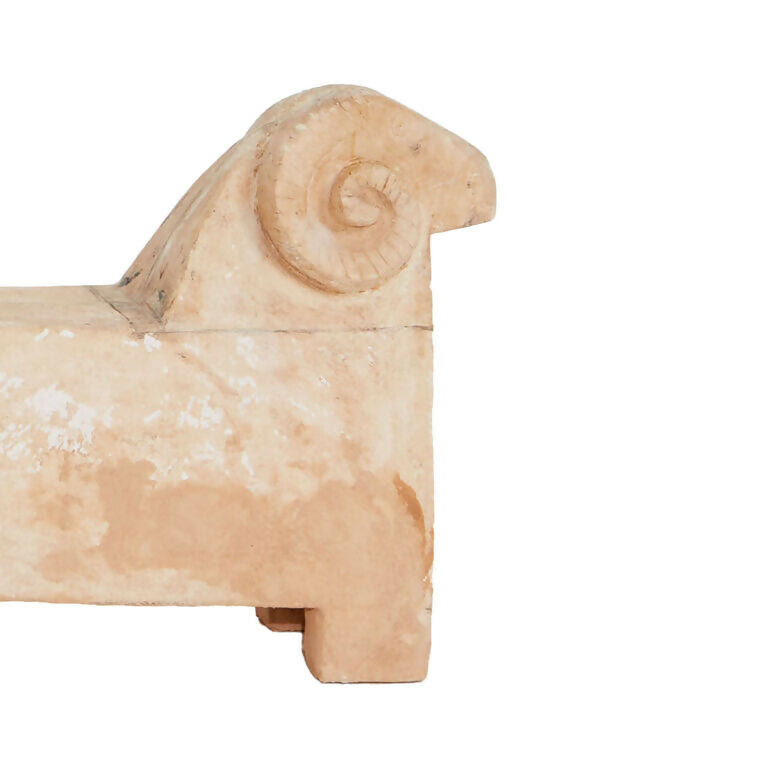 TABI JACKSON GEE EDIT: SHEEP BENCH (TERRACOTTA FINISH) BY FRED CLARK