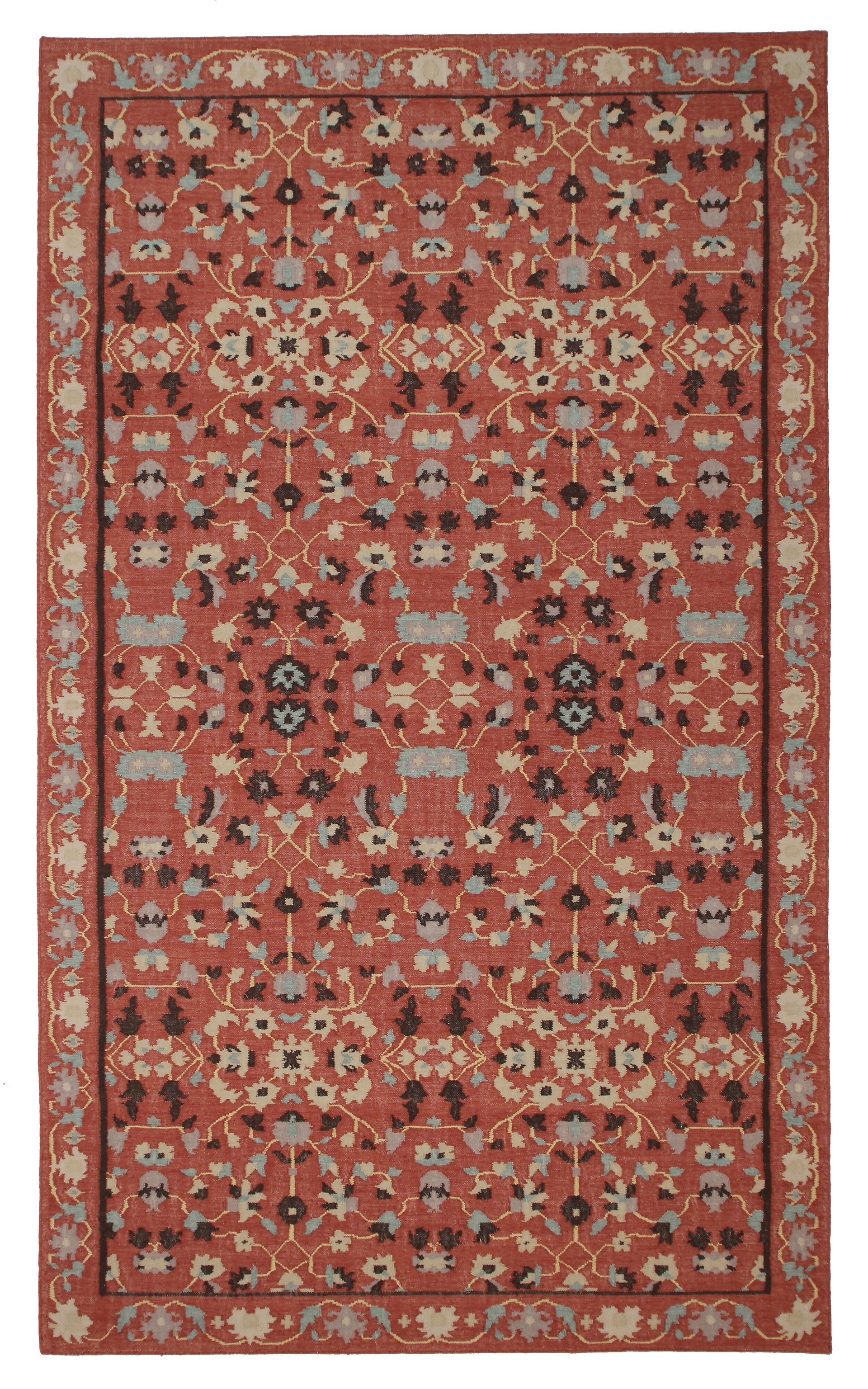 RED BOTANICAL RUG